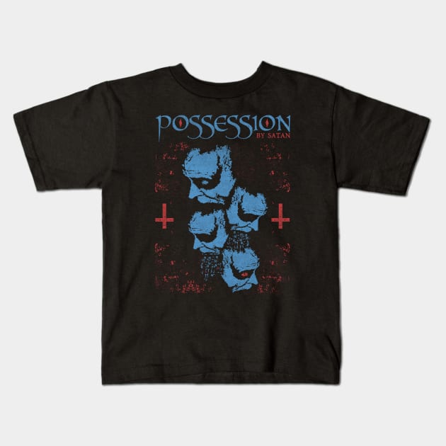 Possession By Satan Kids T-Shirt by SFPater
